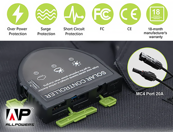 Allpowers: Solar Generator Kit 1500W (S1500 + SP029 140W Solar Panel)